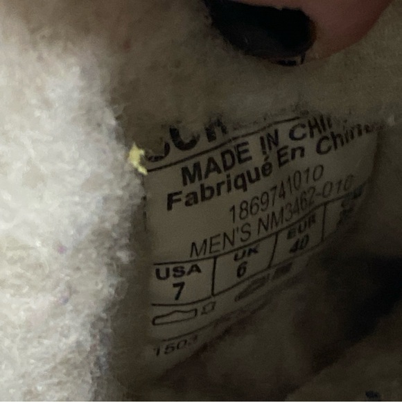 Sorel Falcon Ridge Suede Slippers Black Slip-on Shoes Men’s 7 Women’s 8.5 - Picture 7 of 7